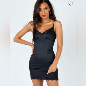Princess Polly: Maple Mae Mini Dress Black